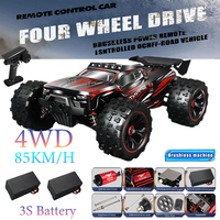 85KM/H Super Brushless 50KM/H Brushed RC Car 4x4 Off Road Remote Control High Speed Drift Racing Truck Toy Kids Adults 4WD 1:14