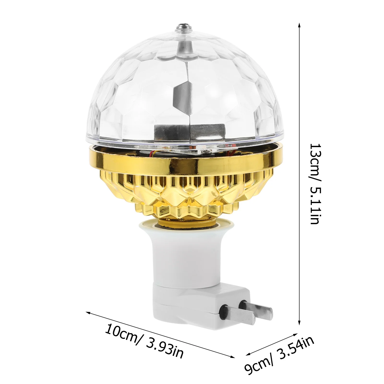 1 مجموعة الدورية كريستال Led الكرة مصباح لمرحلة حفلة الديسكو ، جو ملون Dj كرة صغيرة الخفيفة ، شريط Led Ktv نادي الإضاءة ، #5