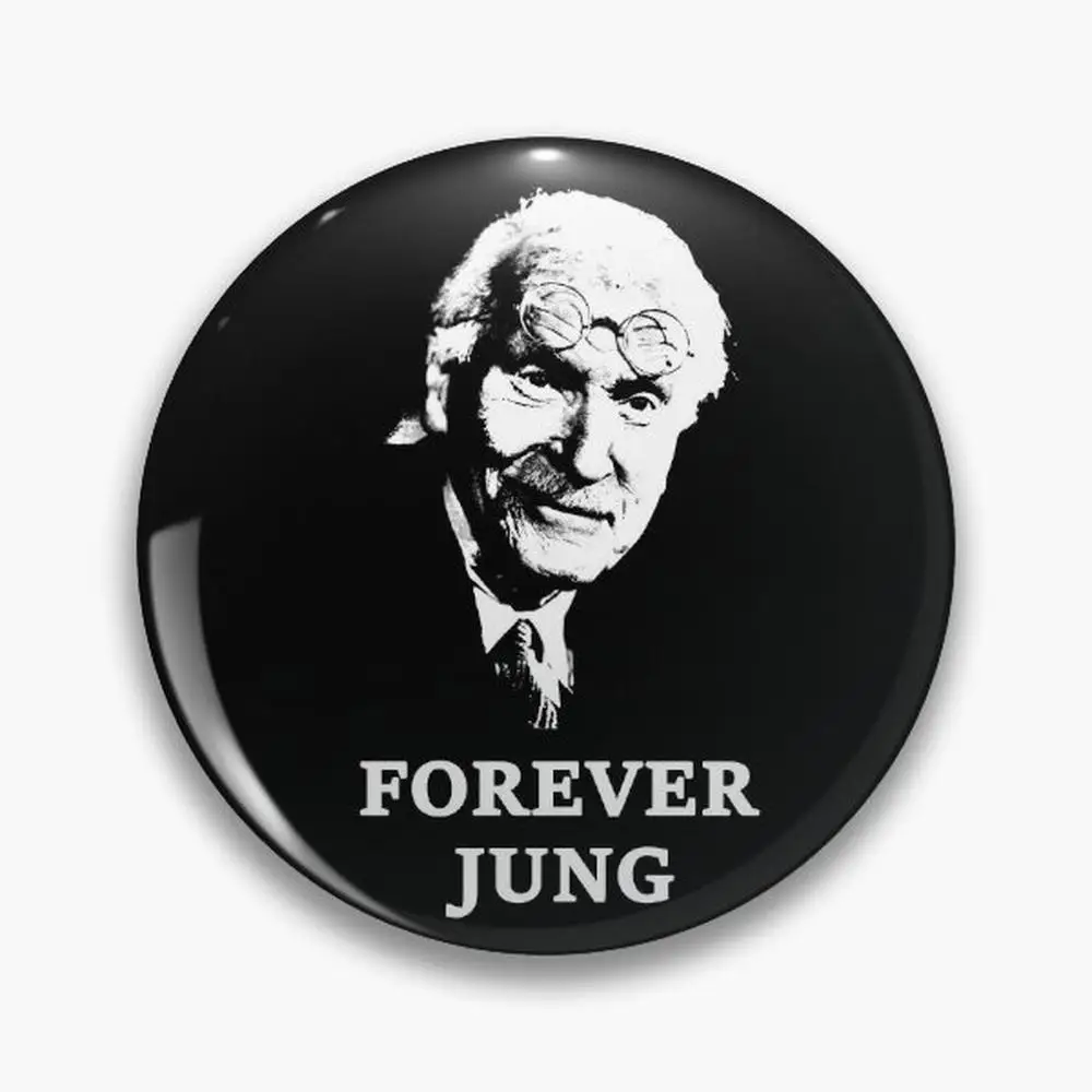 Forever Jung, Carl Jung Pin Buttons Brooches  Jewelry Accessory Customize Brooch Fashion Lapel Badges