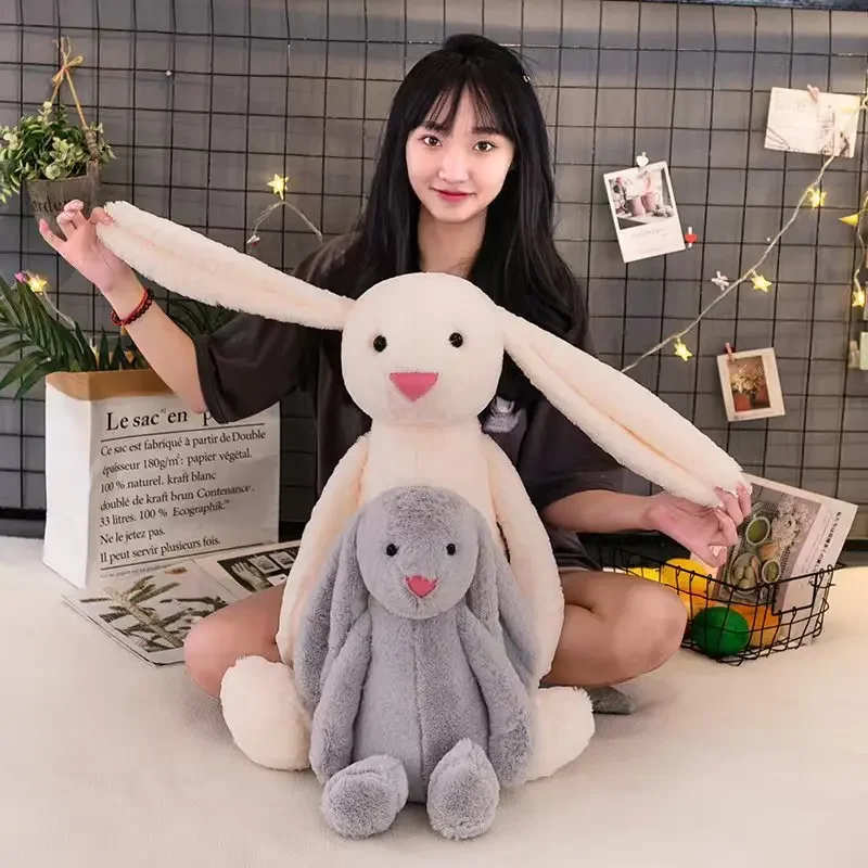 New Cute Plush short-eared Rabbit Toy Children\'s Birthday Gift Plush Toy Stuffed Toy Rabbit Doll Baby Sleep Companion Doll