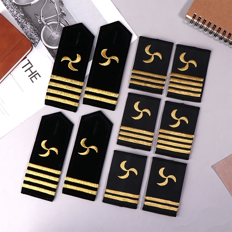 

1Pair DIY Clothing Decoration Epaulettes Crewman Shoulder Badges Craft Clothes Decor Accessories
