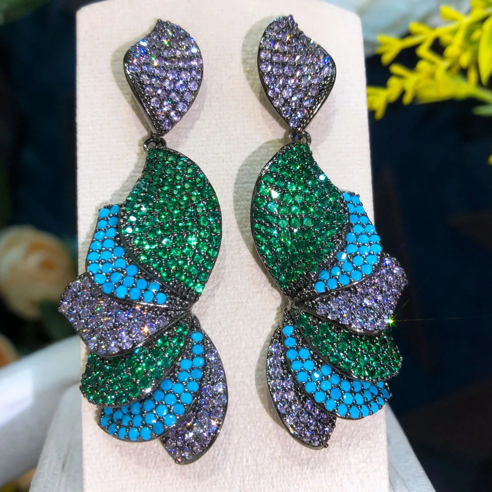 

missvikki Sparkly серьги 2021 тренд Luxury Pendant Earrings Jewelry High Quality Women Gift Design Christmas present Hot New