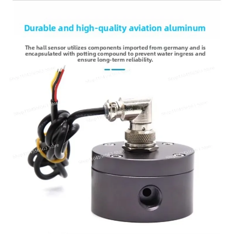 G1/2 Inch Oval Gear Flow Meter Sensor, Special for Oil & Diesel, NPN Signal Output, Industrial-grade Flow Measurement Meter