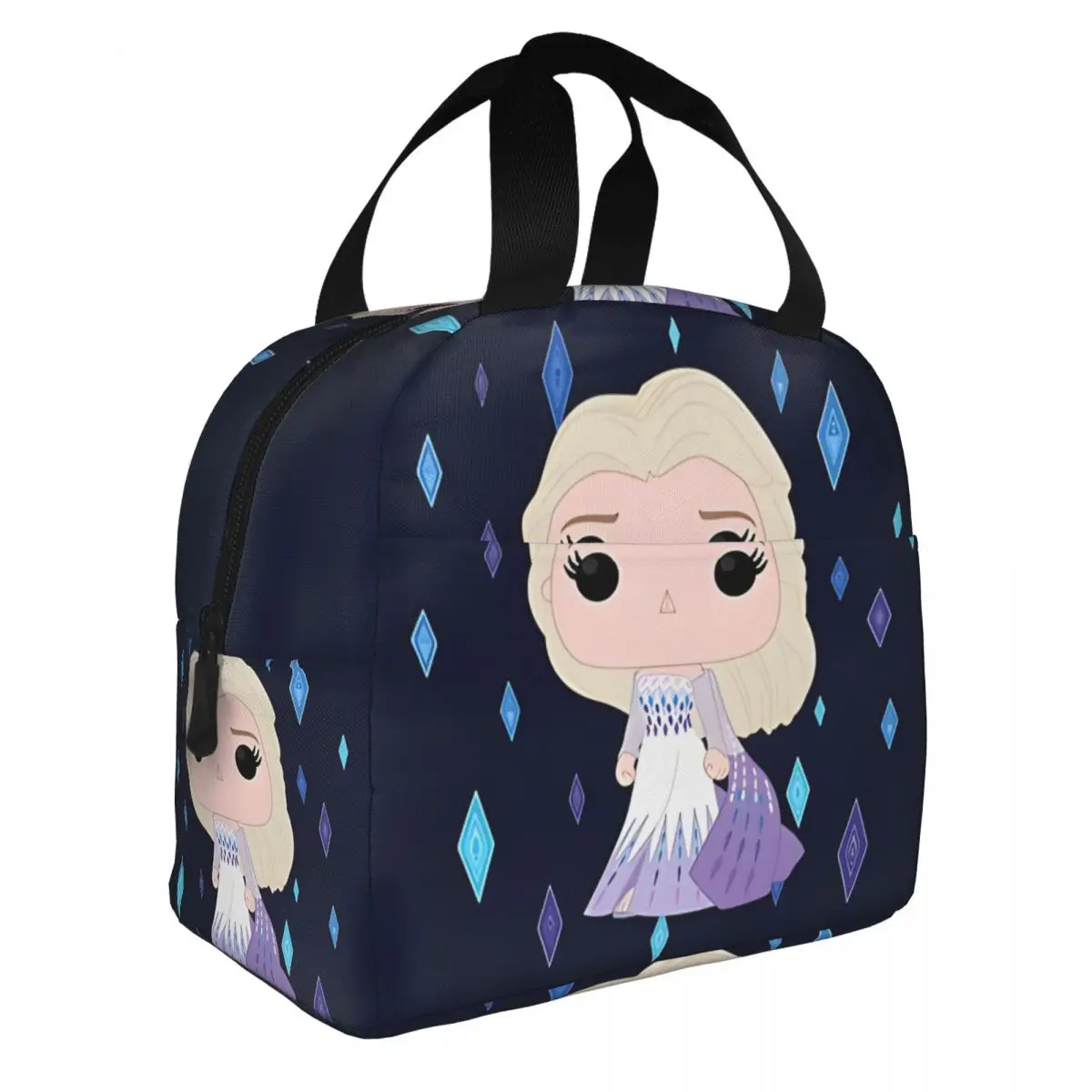 Leakproof Insulated Girl Kid Disney Frozen Travel Storage Bags Strengthen Handles Funko Elsa Hiking Bento Boxes