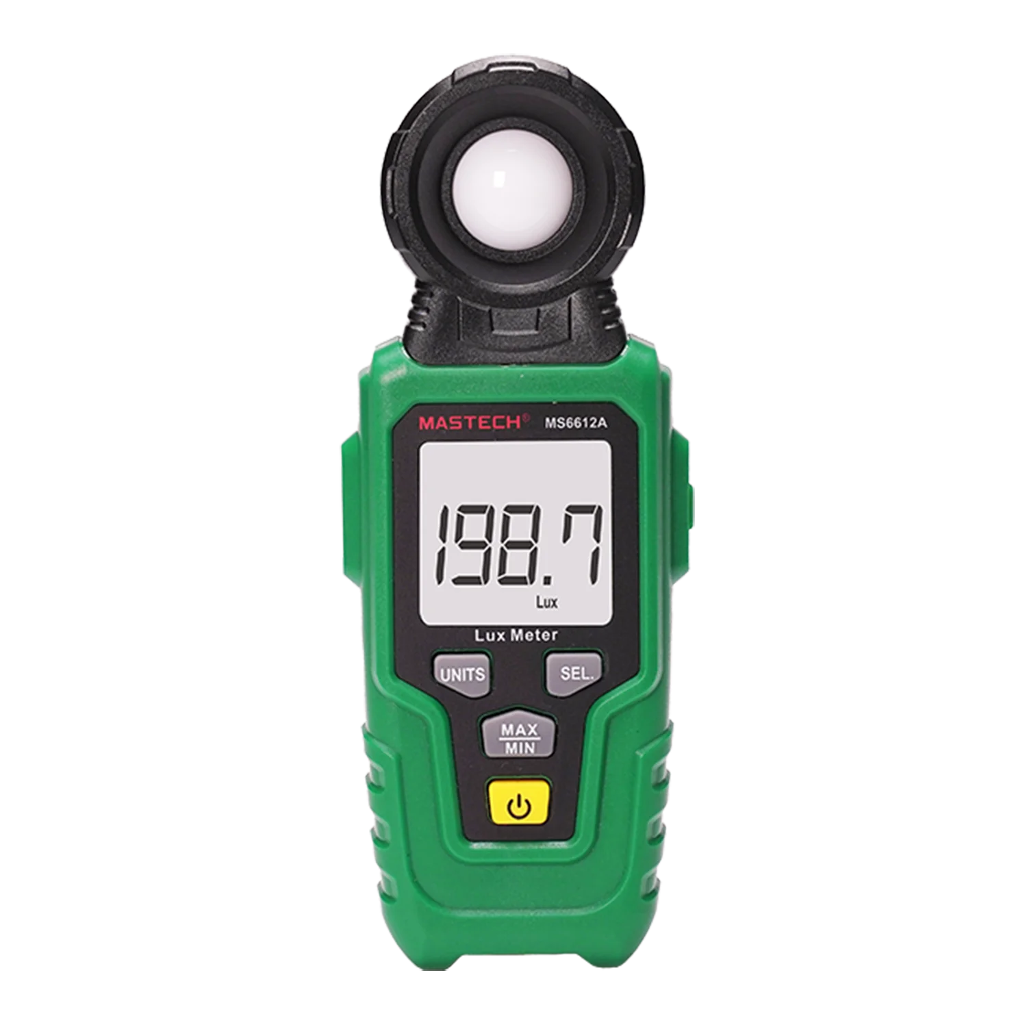 MASTECH MS6612A Light Meter LUX Digital Luxmeter Luminance Lux Fc Test Max Min Illuminometers Photometer