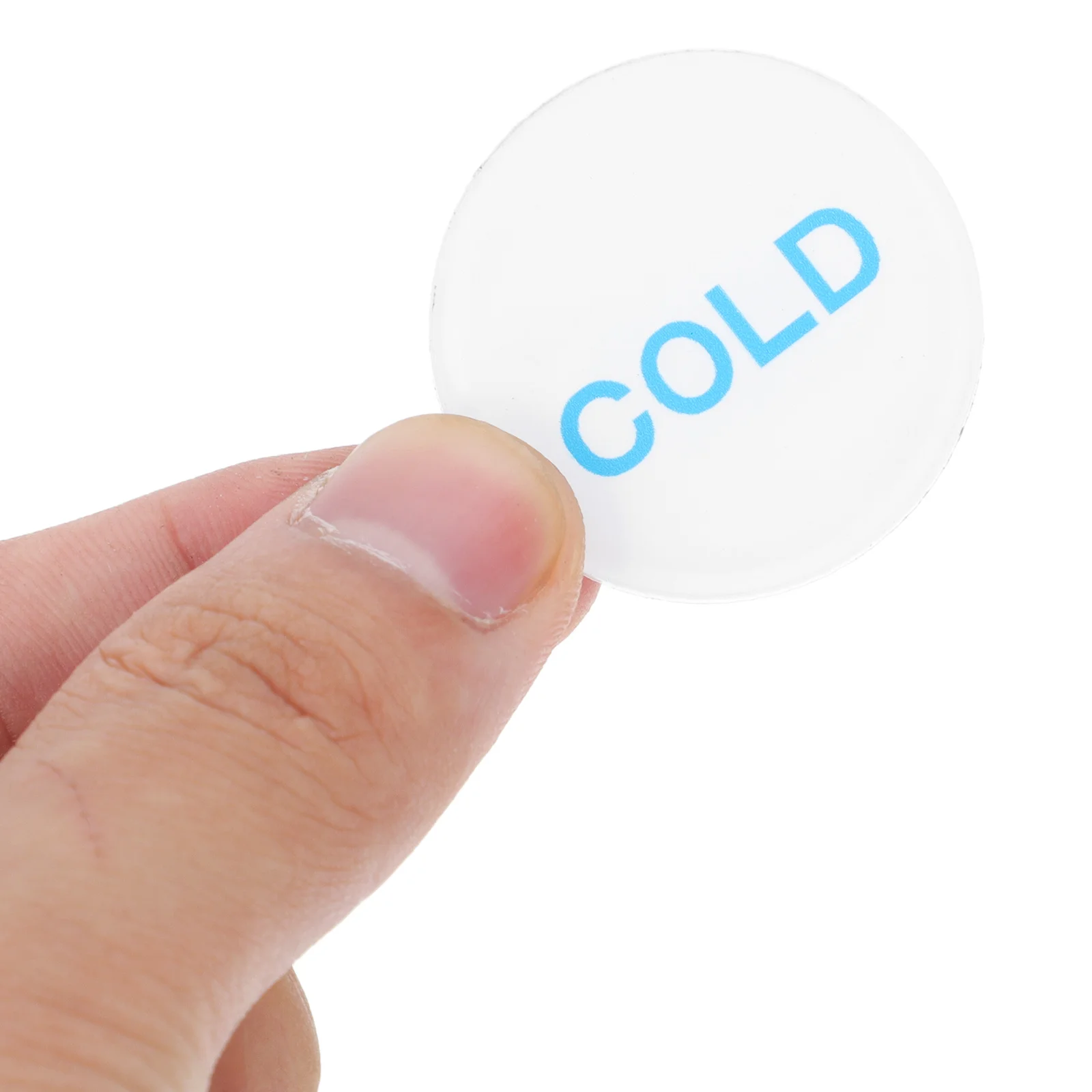 10pcs Hot Cold Water Signs Acrylic Faucet Indicator Labels For Bathroom Hotel Use Easy-Install Adhesive Stickers Durable Clear