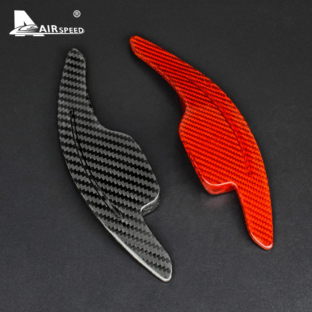 For Chevrolet Camaro 2016 2017 2018 2019 2020 2021 2022 2023 Real Hard Carbon Fiber Car Steering Wheel Paddle Shifter Sticker