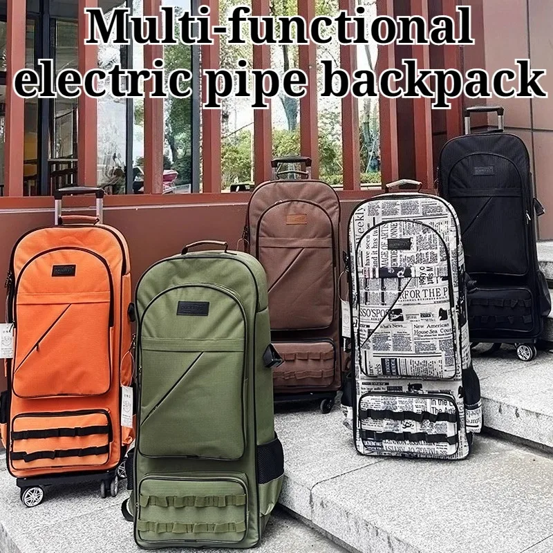 Oxford Cloth Electronic Wind Backpack Thickened Portable Shoulders Movable Electronic Wind Bag Musical Instrument Accessories