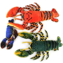Simulated Animal Lobster Palinuridae Shrimp Crayfish Wild Nature Sea Ocean Plush Toy Doll Girl Boy Aquarium Marine Park Gift