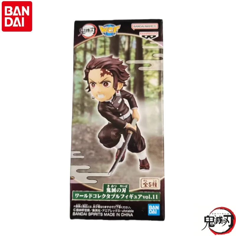In Stock Original Bandai Banpresto Demon Slayer Kamado Tanjirou ตุ๊กตาเครื่องประดับรูปปั้นวันหยุดของขวัญอะนิเมะสินค้า