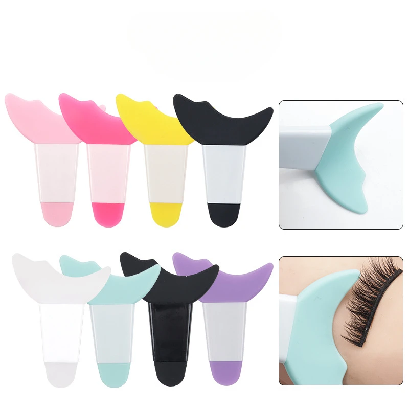Siliconen Mascara Wimper Schild Applicators Herbruikbare Wimpers Gids Guard Tool Wimper Oogschaduw Pads Accessoires Multifunctioneel