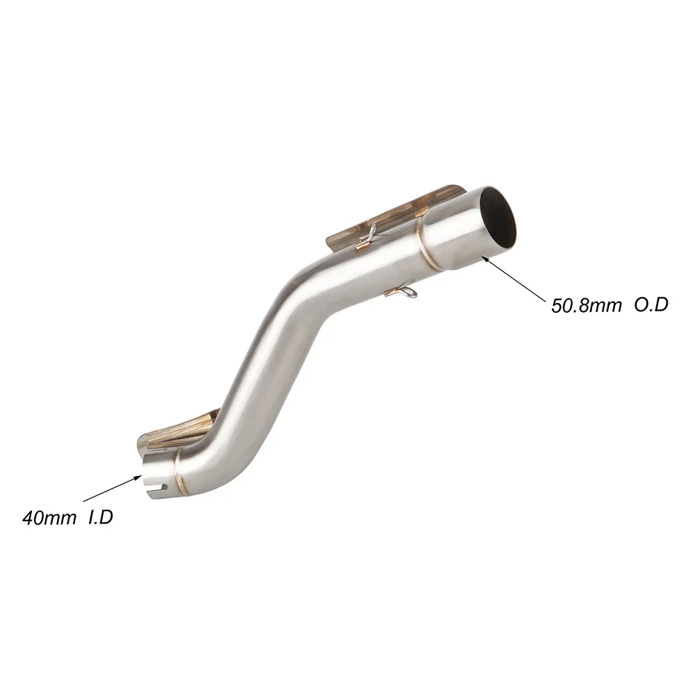 

Desert X 950 For Ducati Desert X 2022 2023 2024 2025 DesertX Escape Slip-on Motorcycle Exhaust High Position Mid Link Pipe 51mm