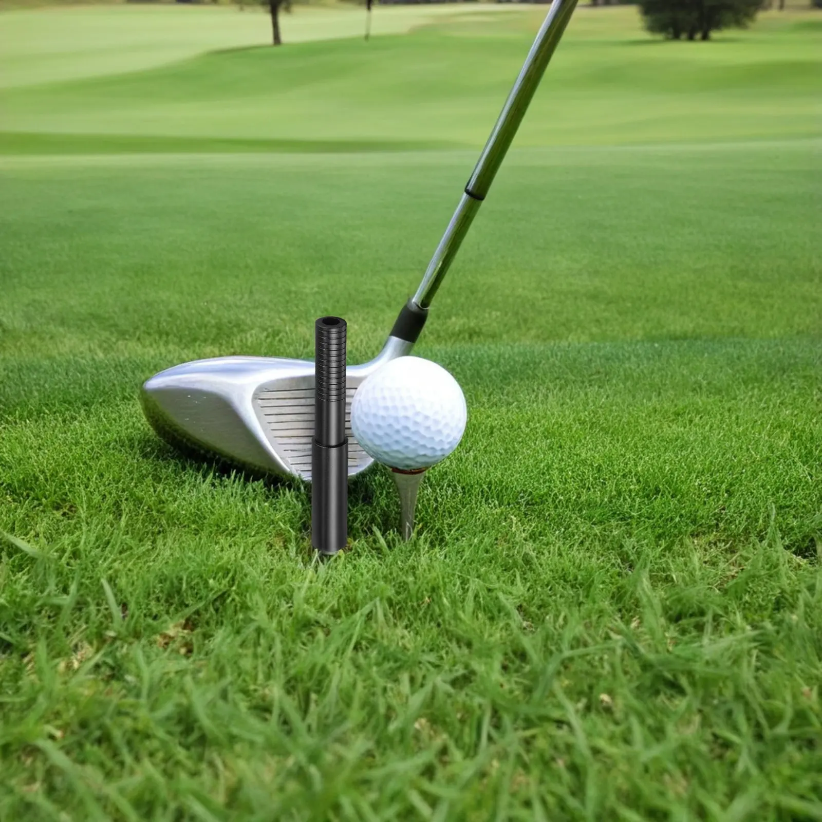 4Pcs Golf Shaft Extension Stick Lightweight Carbon Fiber Putters Irons Club Extender Rod Enhancer for Distance Control Training