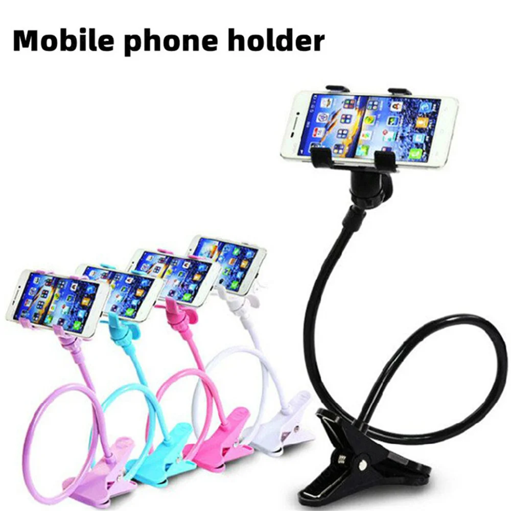 Clip de téléphone Portable Flexible, support paresseux Portable, support de lit de bureau universel réglable pour support de Smartphone