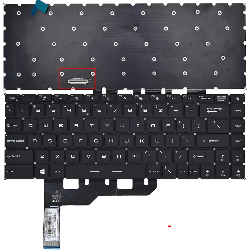 YY+New for  MSI GE66 Raider 11UE 12UH 10SE 10SF MS-1541 Per-Key RGB Backlit US Keyboard
