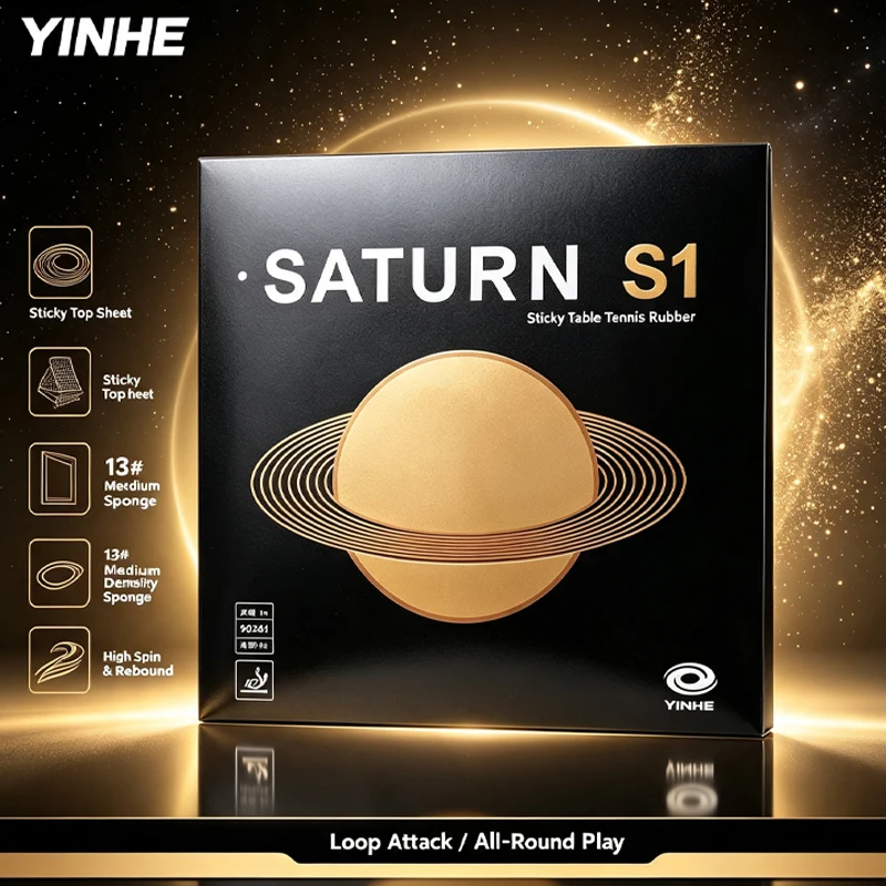 high-medium-hardness-ping-pong-rubber-with-sponge-yinhe-saturn-s1-table-tennis-rubber-sheet-pips-in-sticky-ittf-approved