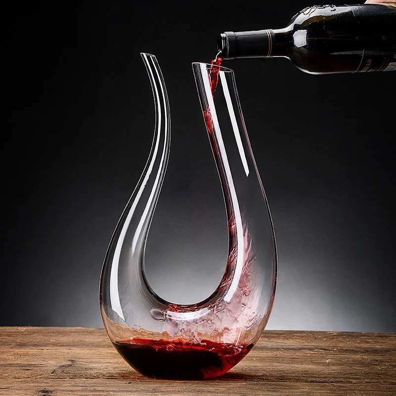 1500ml Decanter High Grade High Capacity Red Wine Brandy Champagne Glasses Decanter Bottle Jug Pourer Aerator For Family Bar