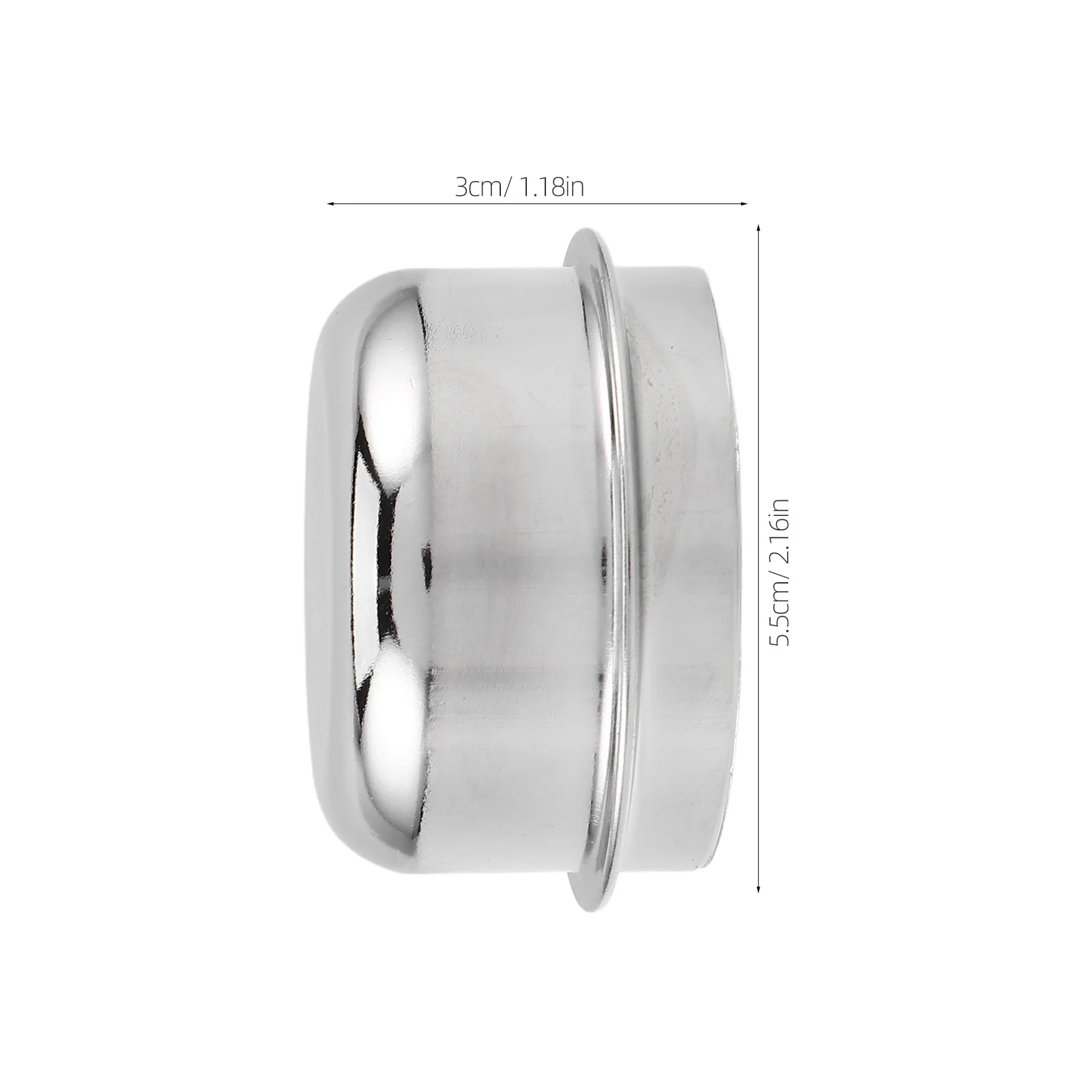 2 قطعة مقطورة الألومنيوم المحور الشحوم قبعات الدقة الهندسة الغبار الرطوبة حماية قارب غطاء محور السيارة لوحة سهلة التركيب