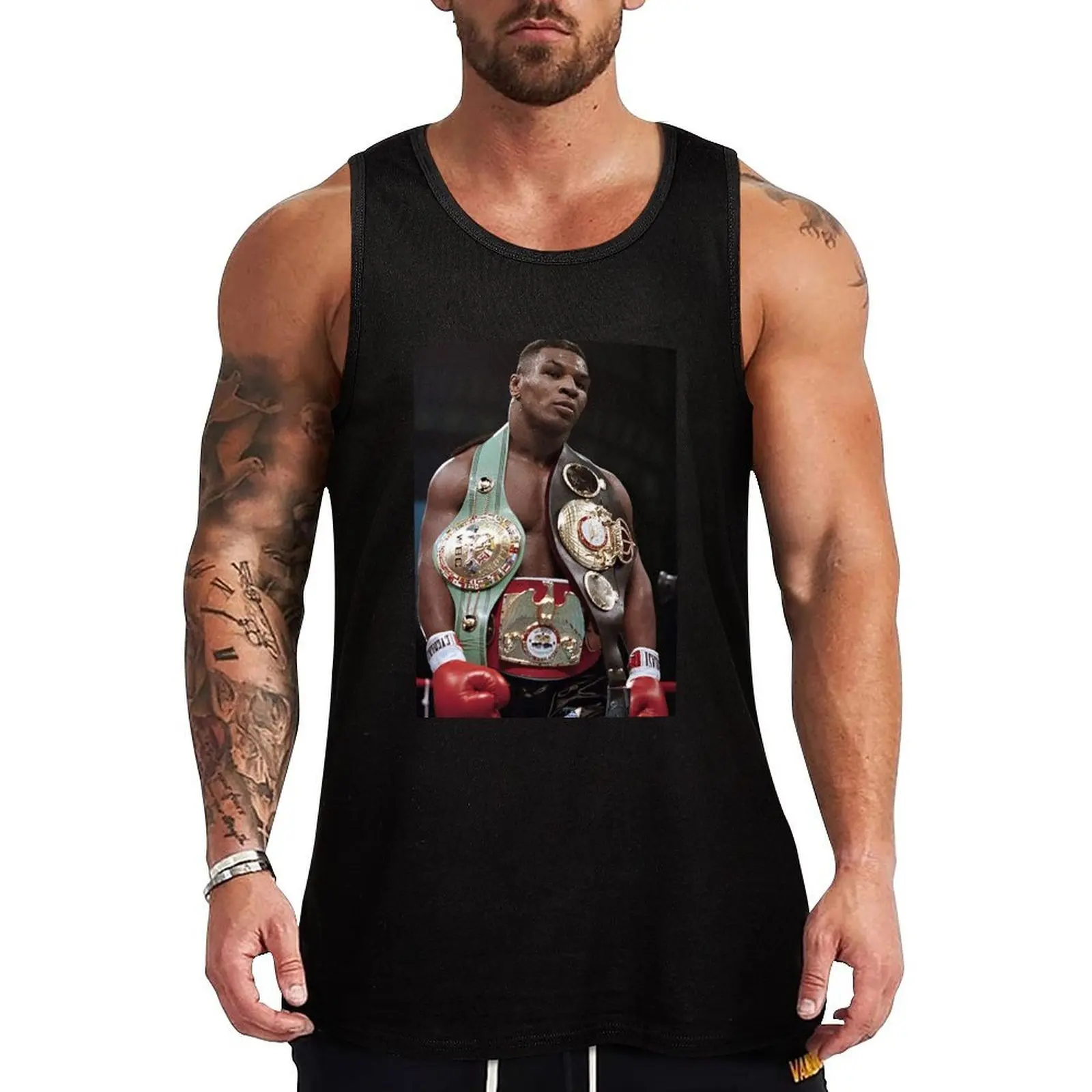Miketysons Boxing Legend || 0001 Poster Tank Top Fitness Gym Tank Top Quick Dry Lightweight Shirt