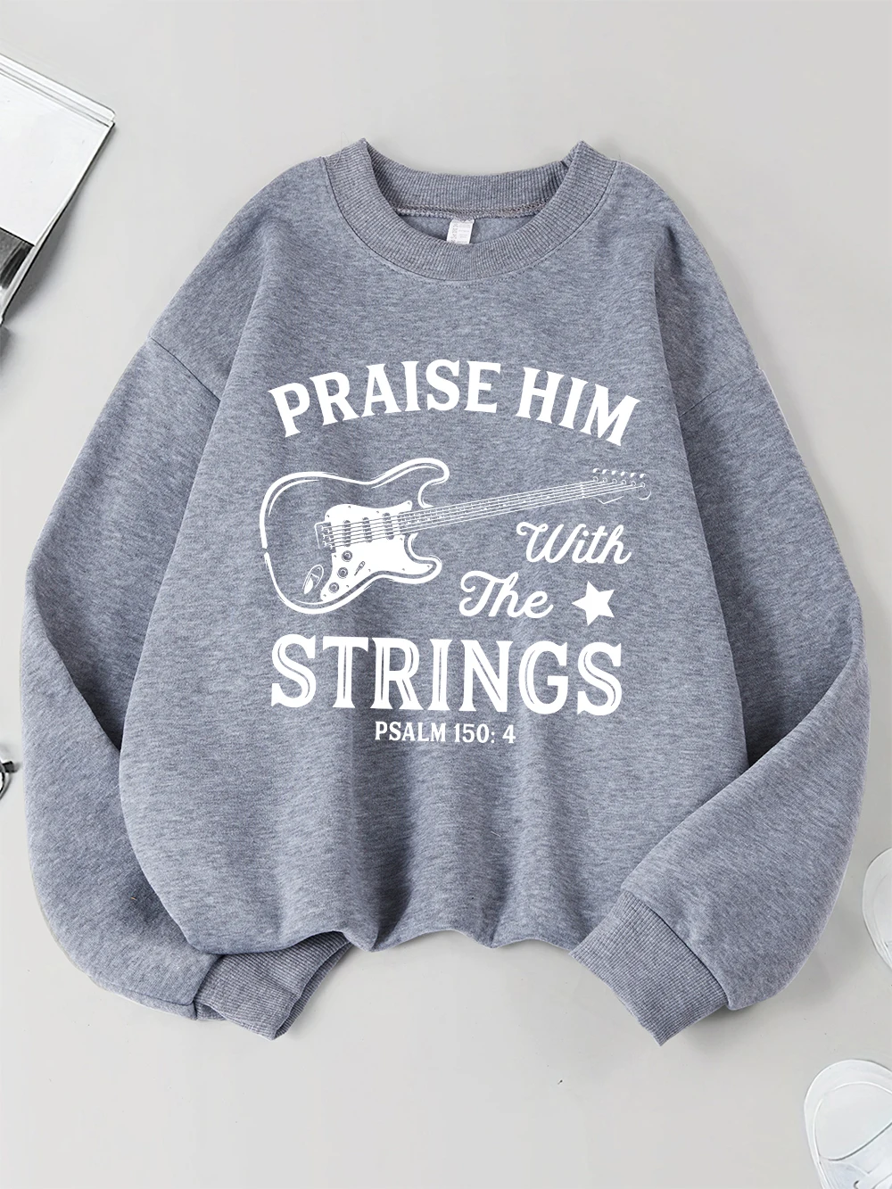 Lode con le stringhe Stampe Felpe da donna Girocollo Felpa sportiva con cappuccio in pile sciolto Pullover caldi Abbigliamento casual invernale