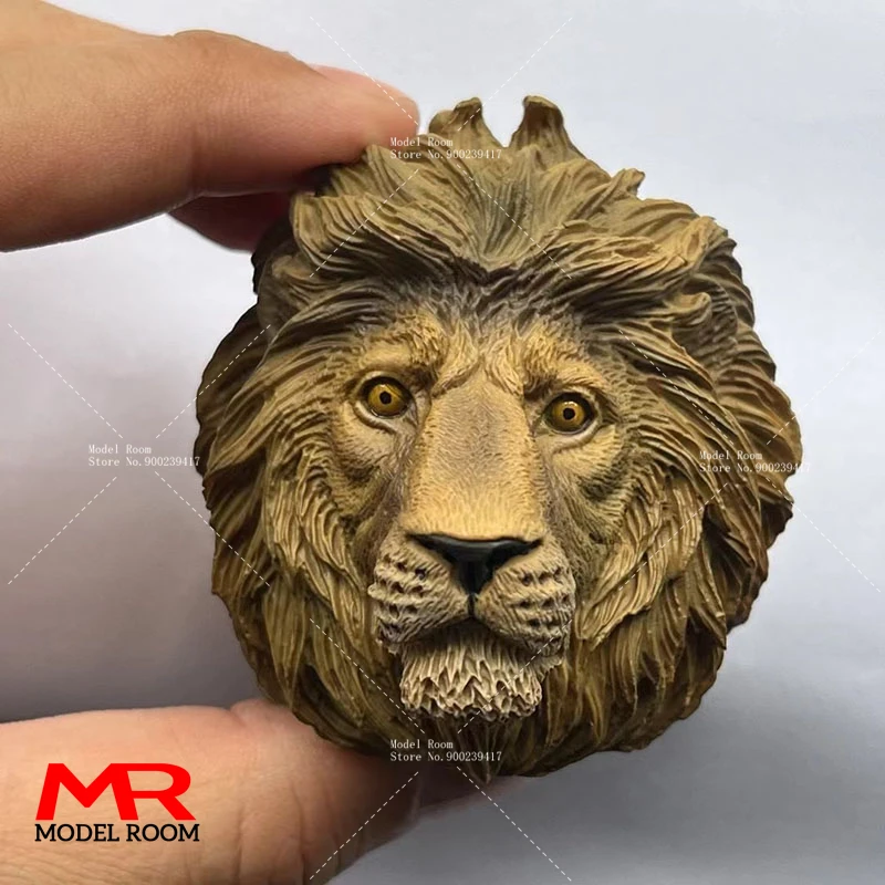 

Painted 1/6 Scale Lion Head Sculpt Anime Head Carving Model Fit 12'' Male Soldier Muscle Strong Action Figure Body Dolls