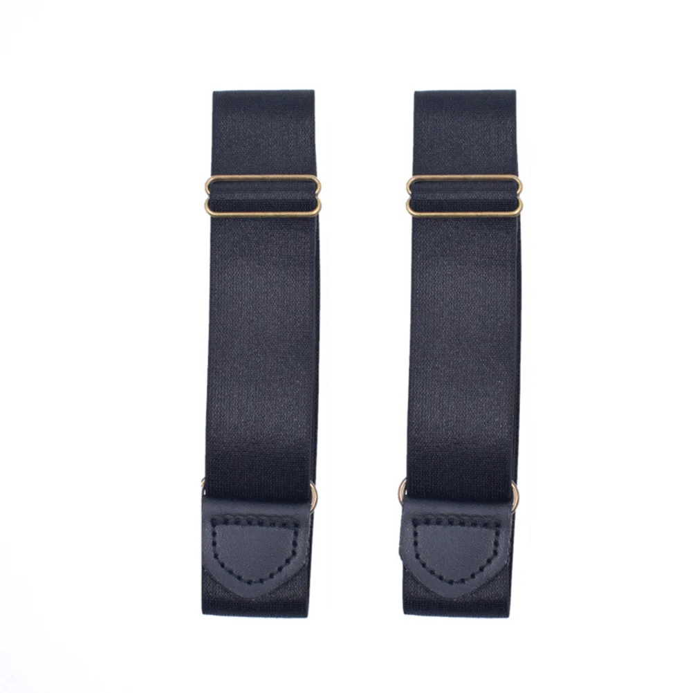 2 Stück Premium-Material Shirt Stay Belt Lock Chinlon Hosenträger Halloween Damen-Armband