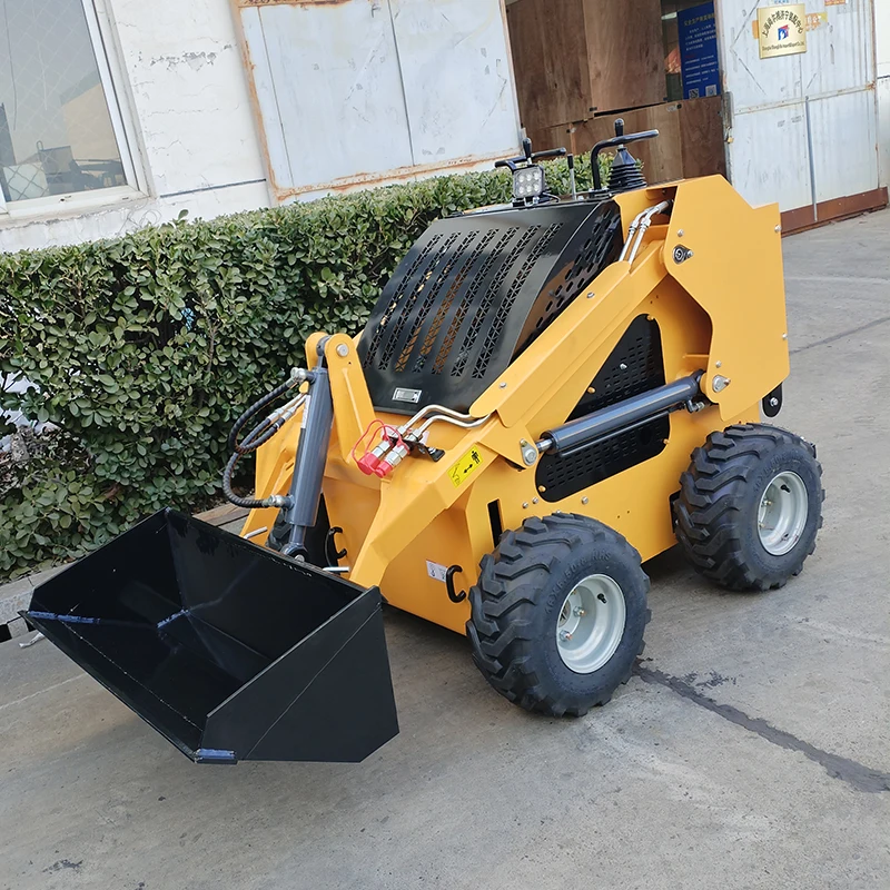 중국 제조업체 미니 스키드 스티어 로더 판매 농장용 스키드 스티어 로더 빠른 배송 다기능 휠 로더