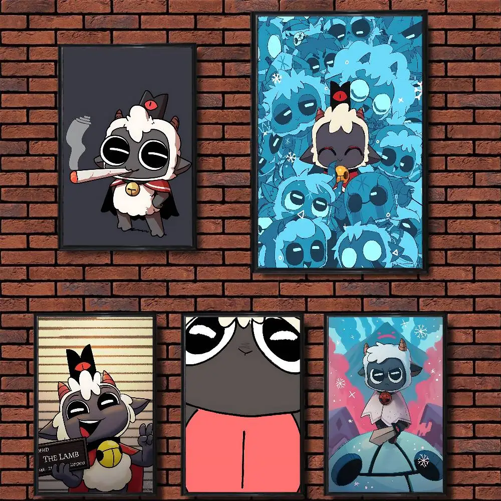 

GAME Woolhaven Cult of the Lamb Poster HD Art Wall Waterproof Home Living Room Bedroom Bar Aesthetic Decoration