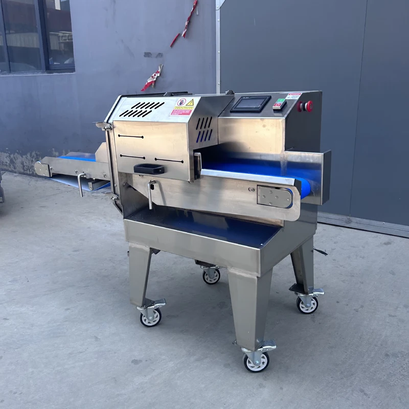 Commercial touch screen controlled meat cutting machine electric meat cutting machine