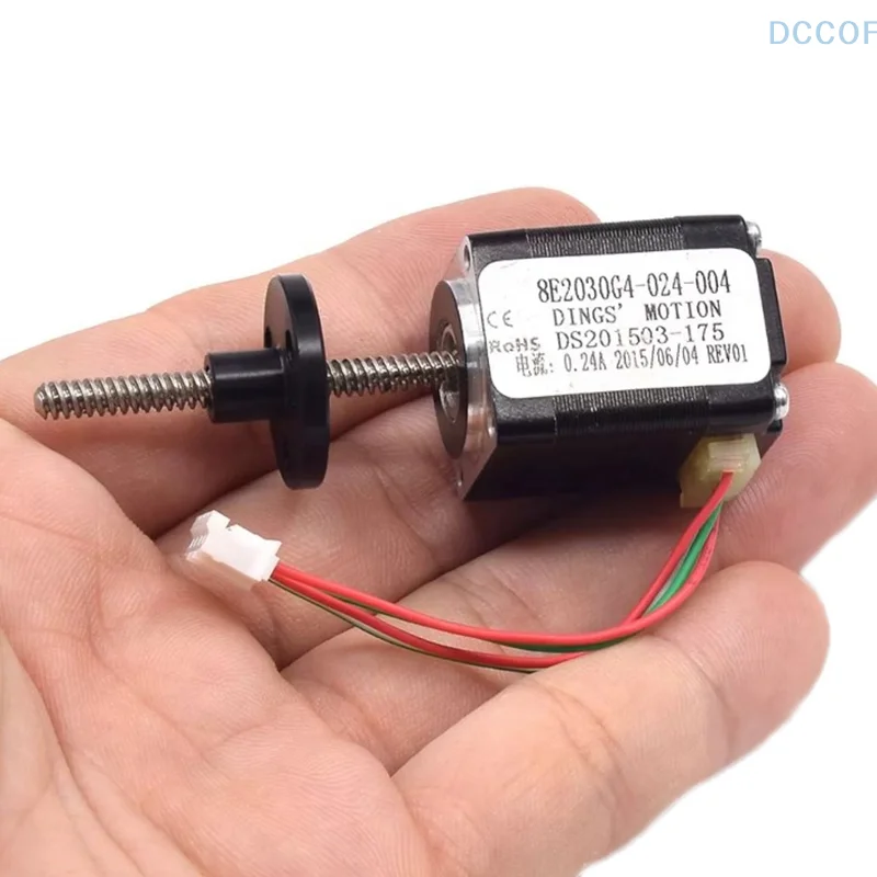 1PC T-shaped Screw Stepper Motor Mini 20mm 2-phase 4-wire Stepping Motor Reciprocating Linear Motor For 3D Printer Robot