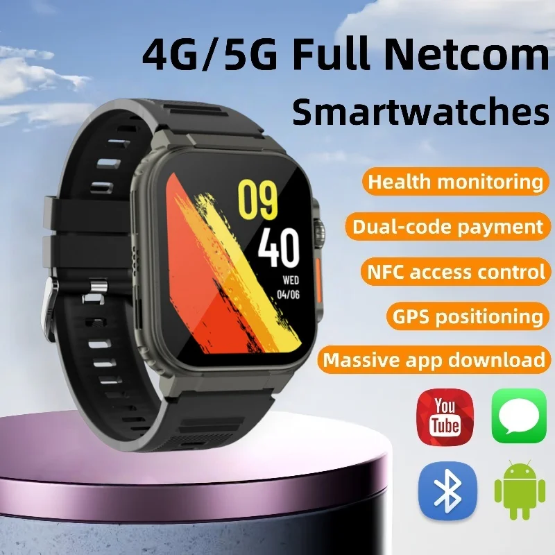 

CDS9 Ultra Android Smart Watch 4GWIFI Smartwatch With 2.2 inch Amoled 448*528 GPS HD Camera Google Play Store Video Call For Men