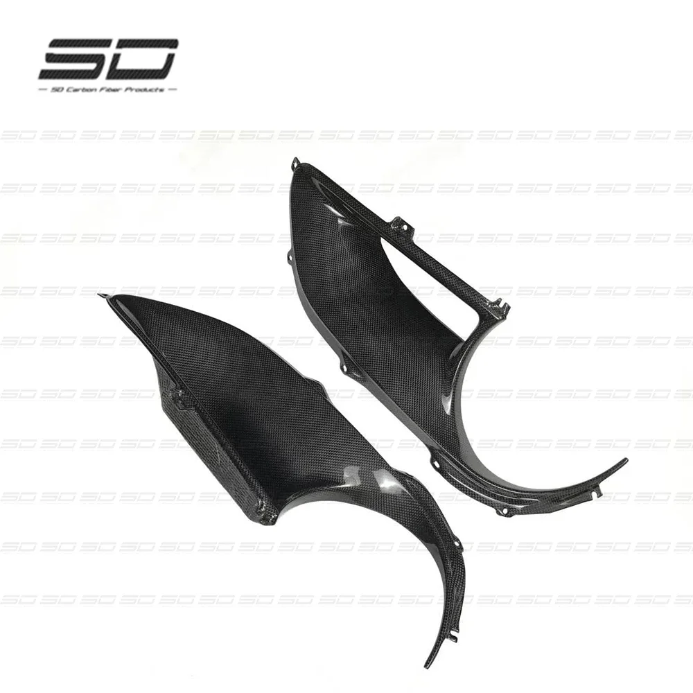 High Quality N Style Dry Carbon Fiber Bodykit Car Accessories Rear Light Cover Tail Lamp Cover For 488GTB