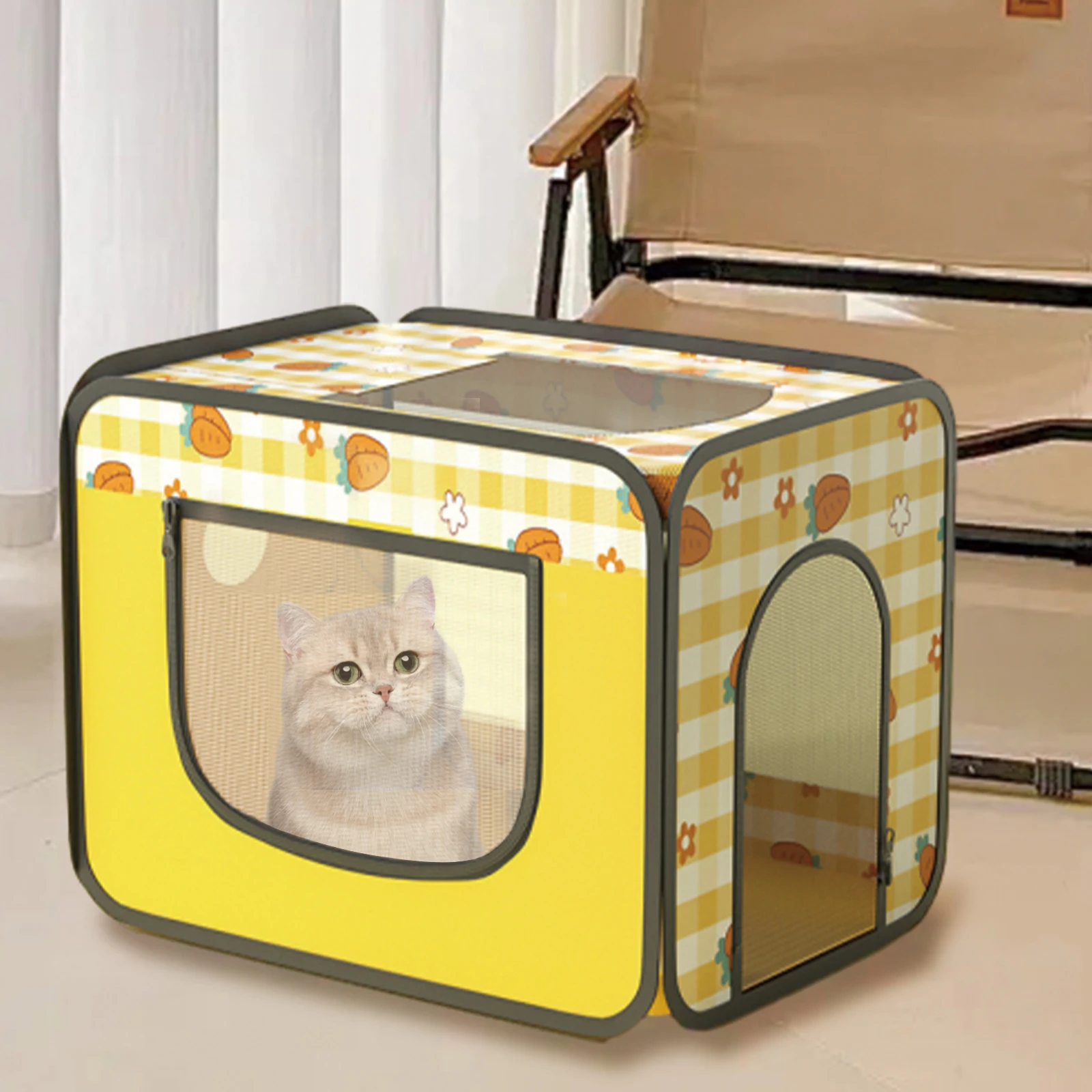 Drying Room Travel Bags Pet Supplies Foldable Protector House Grooming Cats Dogs Hair Drying Box Portable Dryer Cage