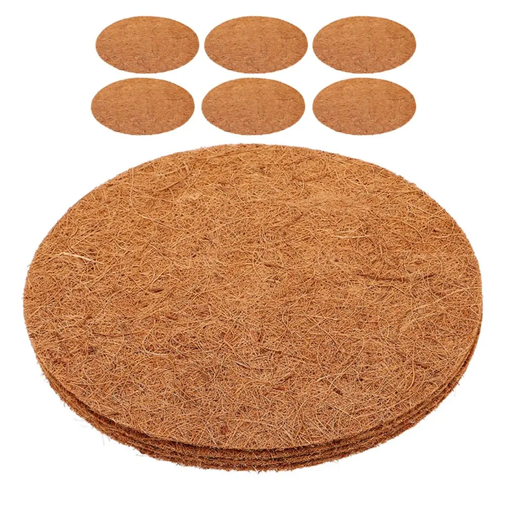

10 Pcs Bird Birdcage Mat Pigeon Breeding Pads Natural Coconut Palm Silk Nesting