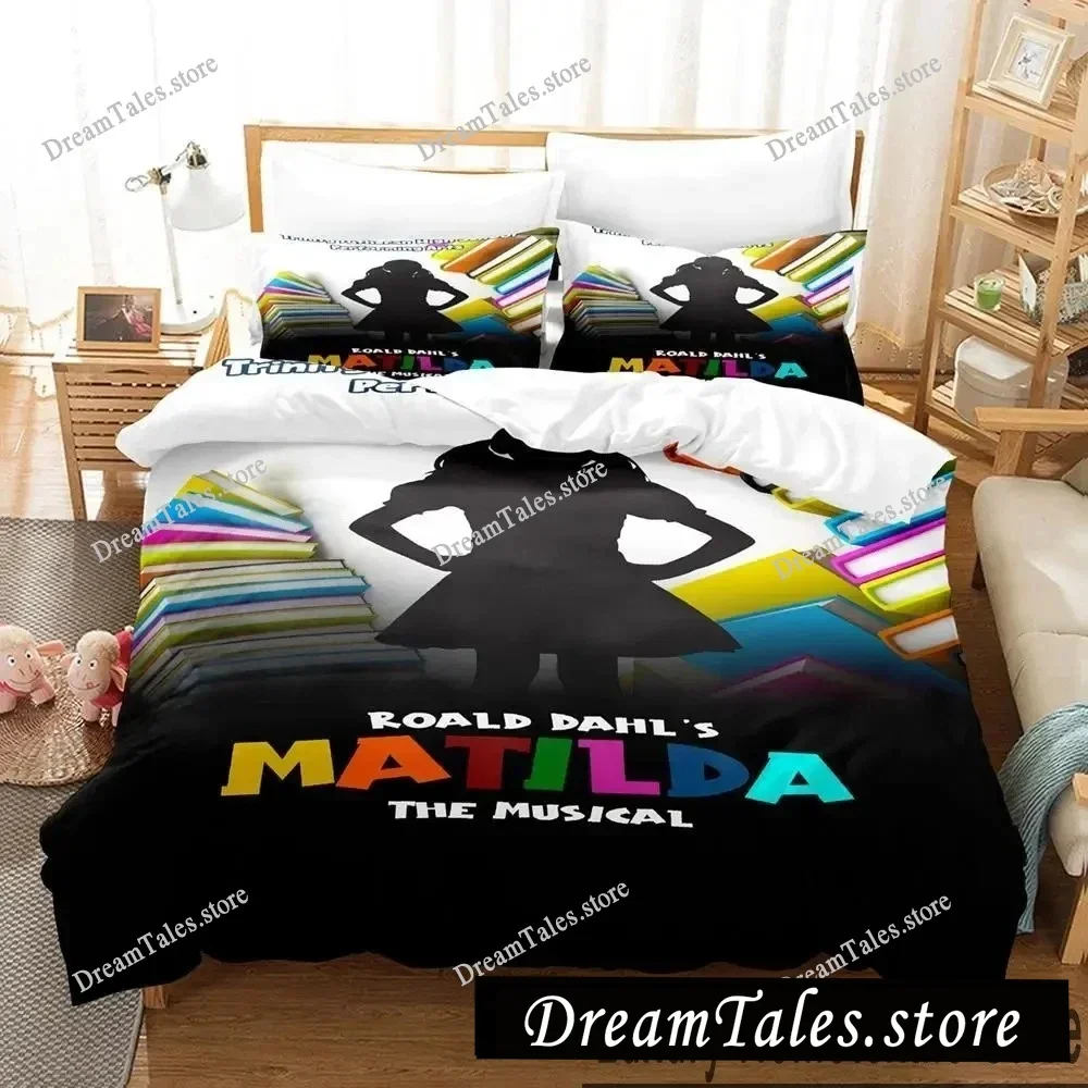 

3D Print Matilda The Musical Bedding Set Boys Girls Twin Queen King Size Duvet Cover Pillowcase Bed Boys Adult741