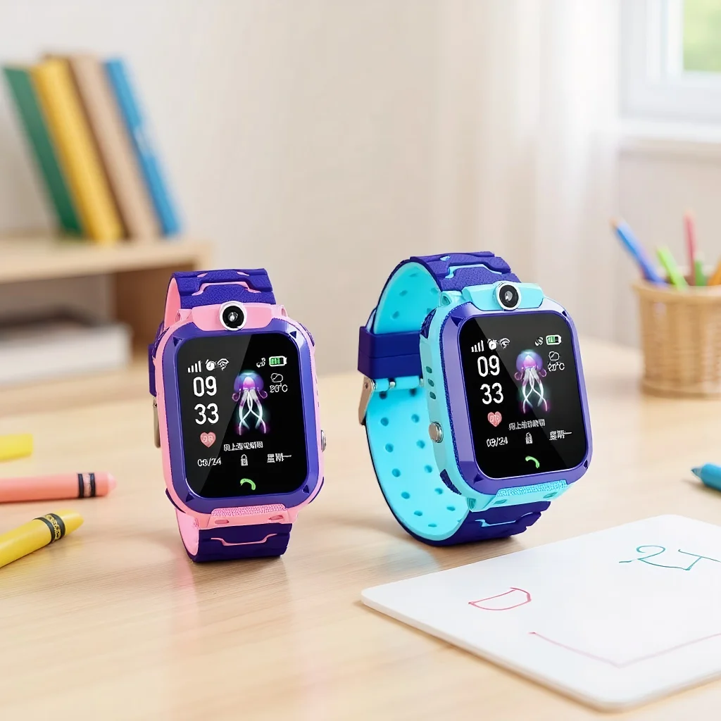 

Q12 Kids Smart 2G Call Phone Watch Waterproof Mother Children GPS Monitor Boy Girls SOS Child Sports Digital Watches Tracker