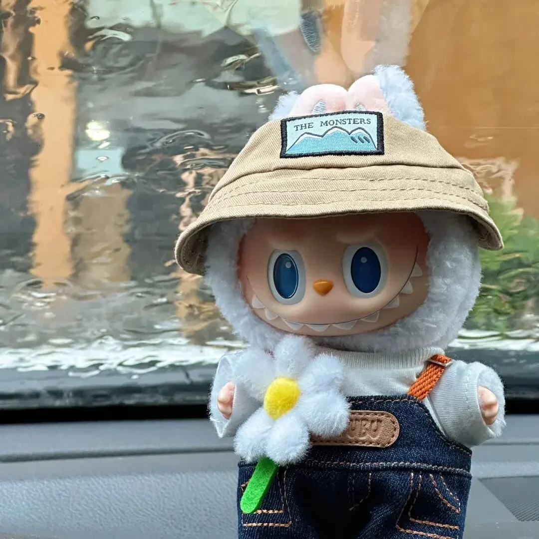 

Spring Festival Wild Set For Labubu4.0 Pin For Love Series Mini Doll Clothes Trendy Accessories For 10cm Ropa Labubu