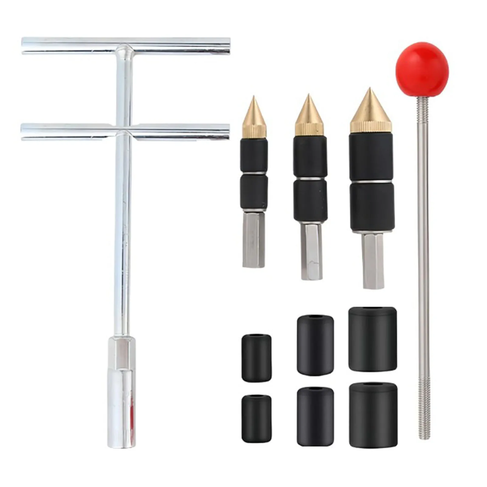 Kit de parada de água para linha de tubulação, kit de rolha de água quente, agulhas de parada de água para reparo de linha de tubulação, ferramenta de encanamento de renovação doméstica