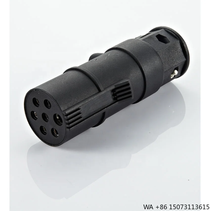 European Style 24V 7Pin Trailer Plug Trailer Connector 7way  PVC N  Trailer Adapter