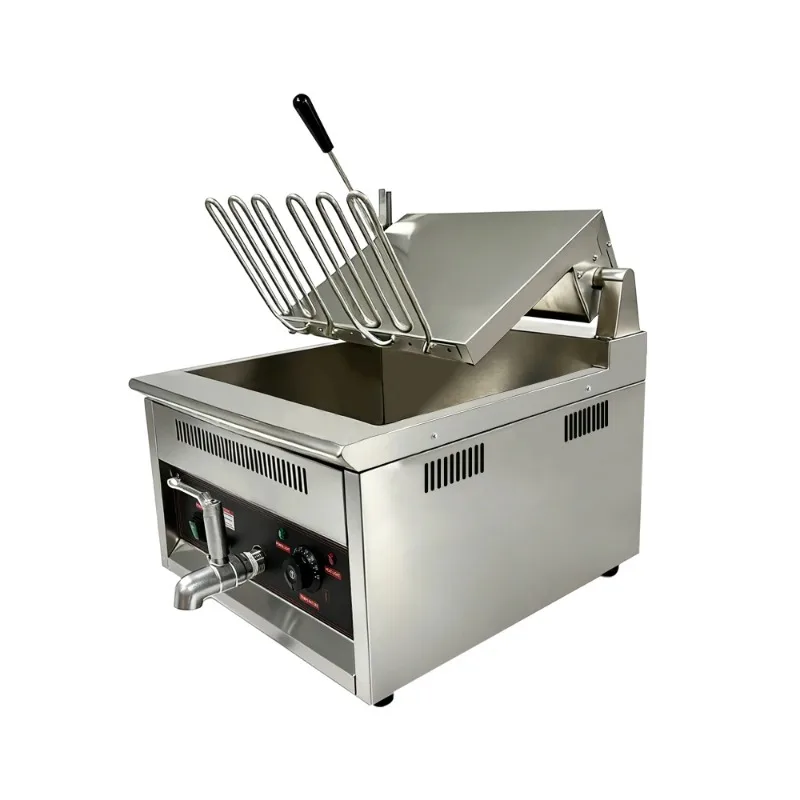 

Stainless Steel Electric Chicken Fryer 17L + 17L Commercial French Fries Potato Chips Fryer