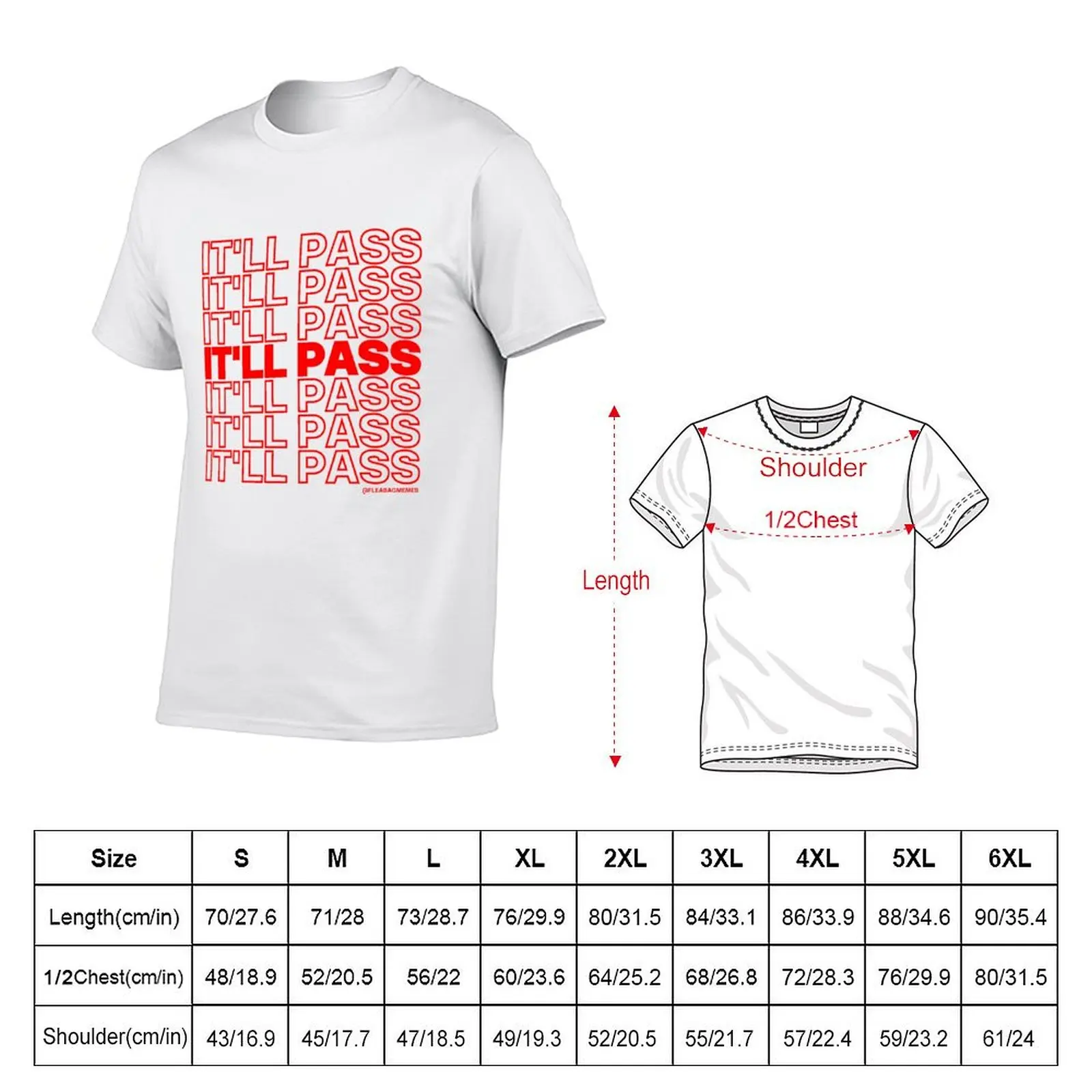 IT'LL PASS TAKEOUT T-Shirt Work Casual Loose Fit T-Shirt