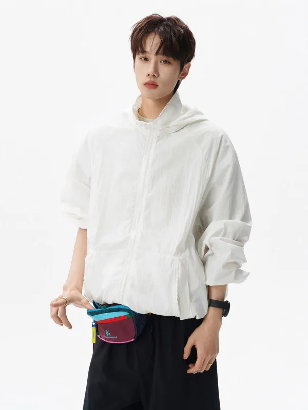 

Summer Outdoor Loose Casual Sun Protection Clothing UPF50 Faion Skin irt Fiing Clothes Men's Long Sve Sports