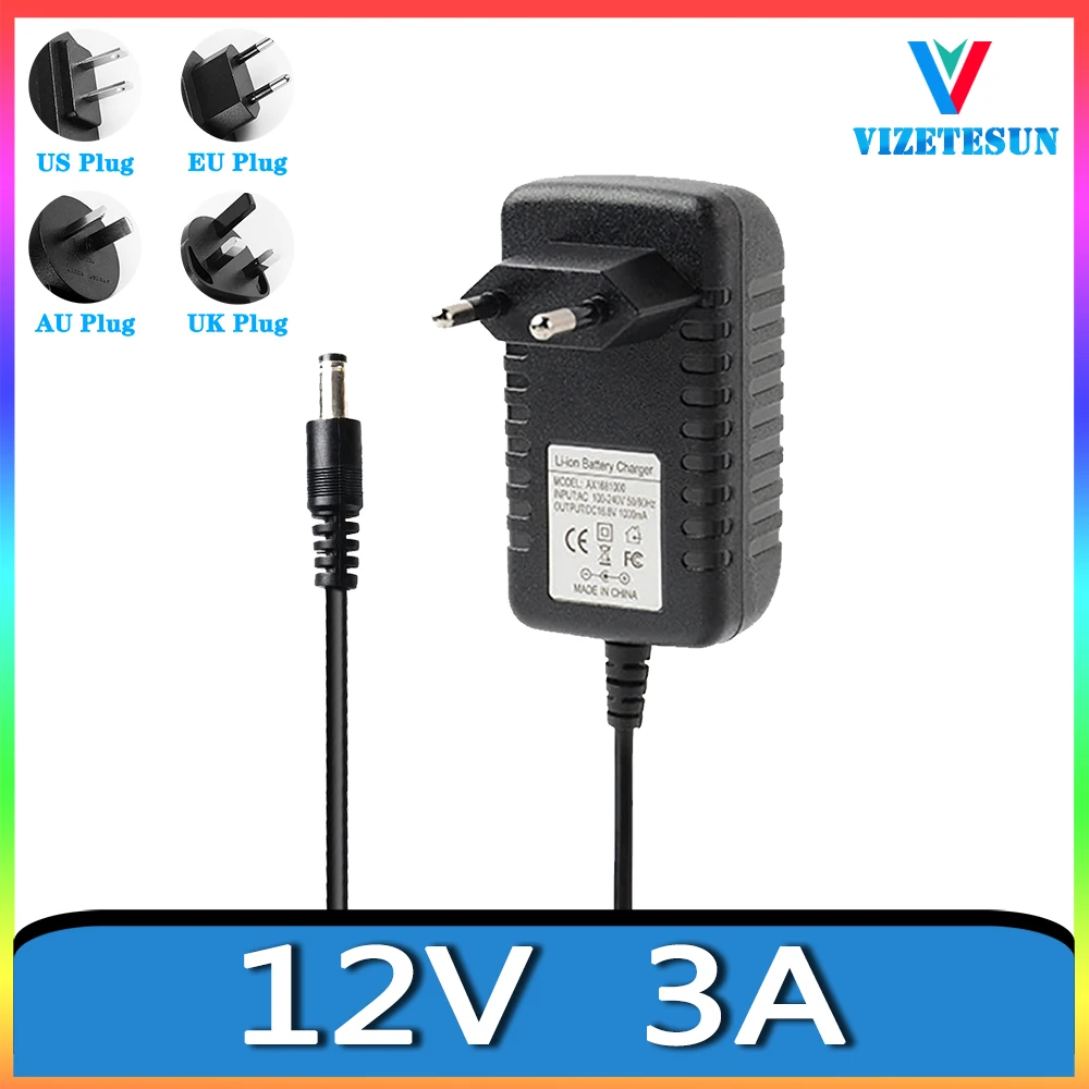 Australian Standard 12V 3A Air Purifier Monitoring Power Adapter DC 5.5*2.1MM