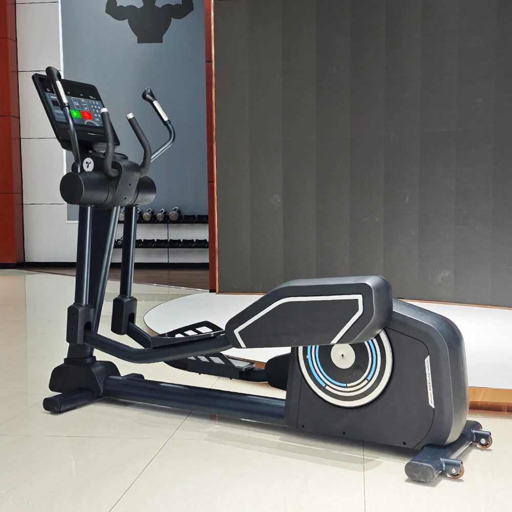 Commercial Gym Machine Magnetic Controlled Elliptical Trainers Adjustable Resistance Aerobic Elliptical Machine