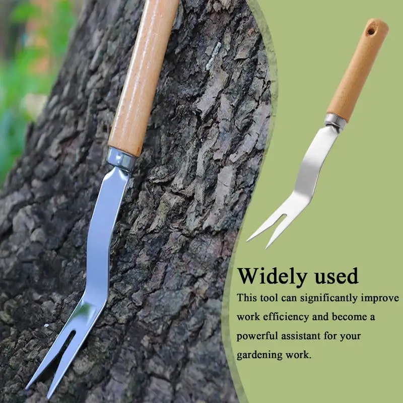 Grass Puller Tool Heavy Duty Gardening Hand Tools Stainless Steel Gardening Supplies Reusable Pulling Tool For Landscaping