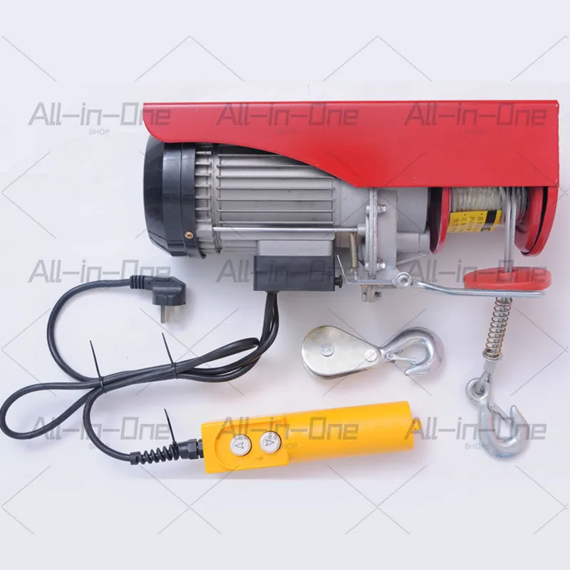 Mini Electric Hoist 220V Household Winch Crane Lifting Machine For Home Use PA200