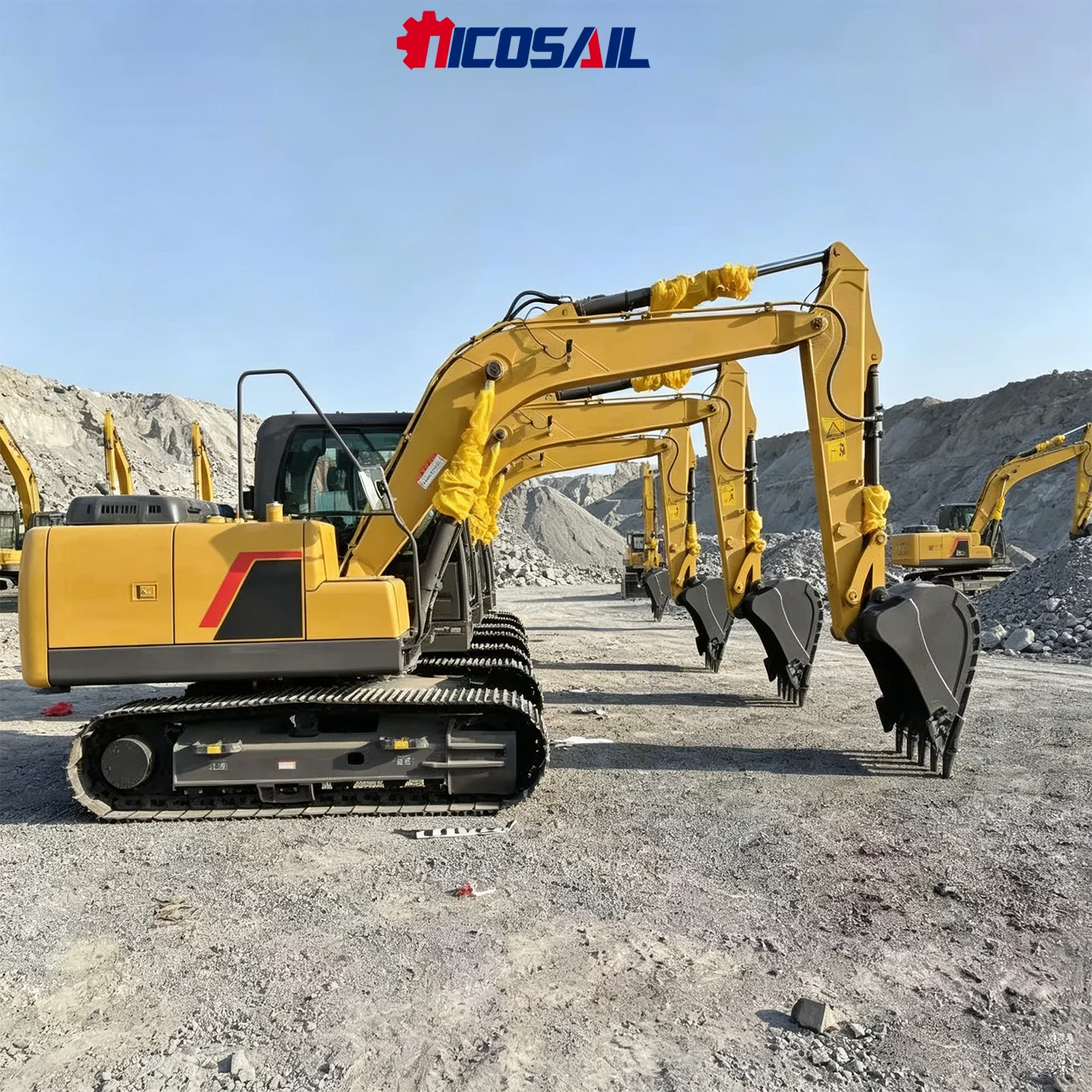 

13000kg Crawler Excavator 913 Hydraulic Excavator ISUZU Engine 0.6m³ Bucket Construction Machine