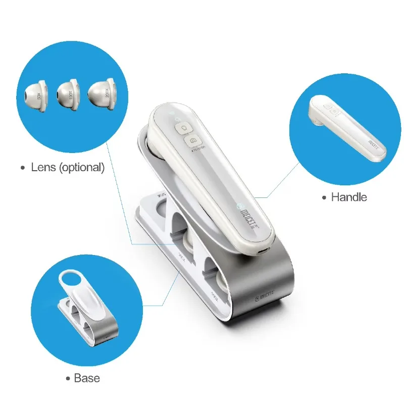 AI-Powered Digital Skin Hair Scalp Analyzer RGB/Cross-polarized/Uv Modes Wireless Wi-Fi Camera for Face Analysis