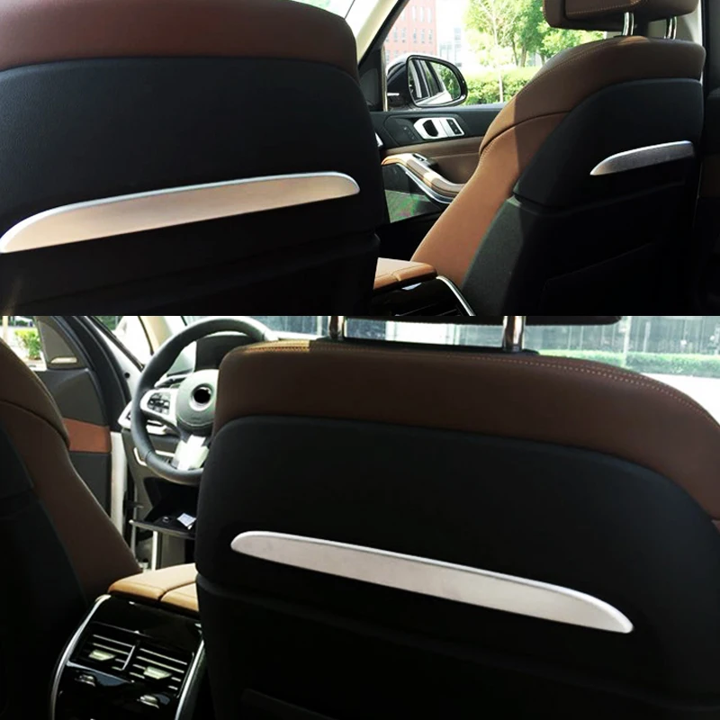 

Аксессуары для BMW X5 G05 2019 2020, панель заднего сиденья, декоративная отделка, наклейки, чехлы для интерьера, автоаксессуары