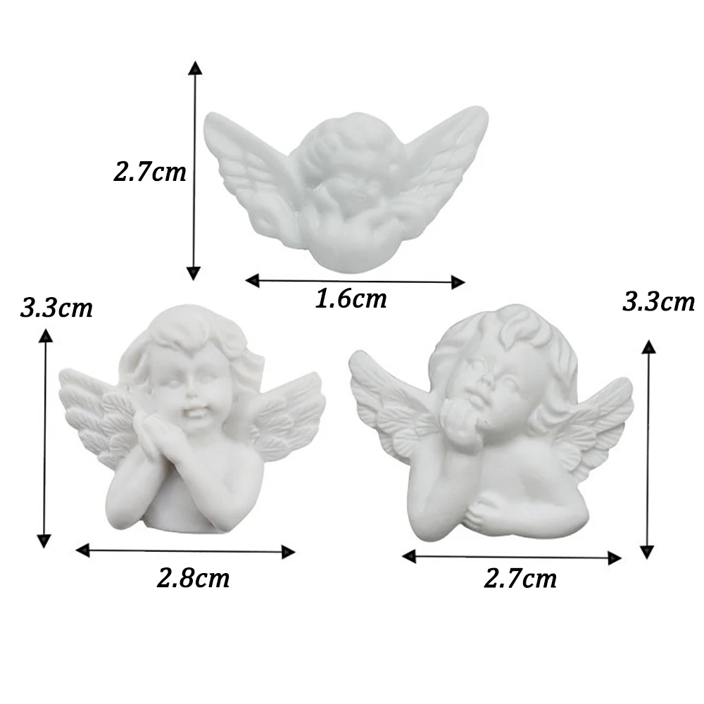 Angel Shaped Silicone Resin Mold DIY Clay UV Epoxy Resin Mold Pendant Jewelry Tool Mold 7 Pendant Silicone